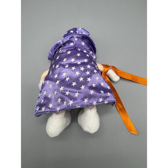 Vintage Galerie M&M’s Yellow Wizard Plush 8” In Purple Cape Stuffed Candy Doll - Picture 4 of 8